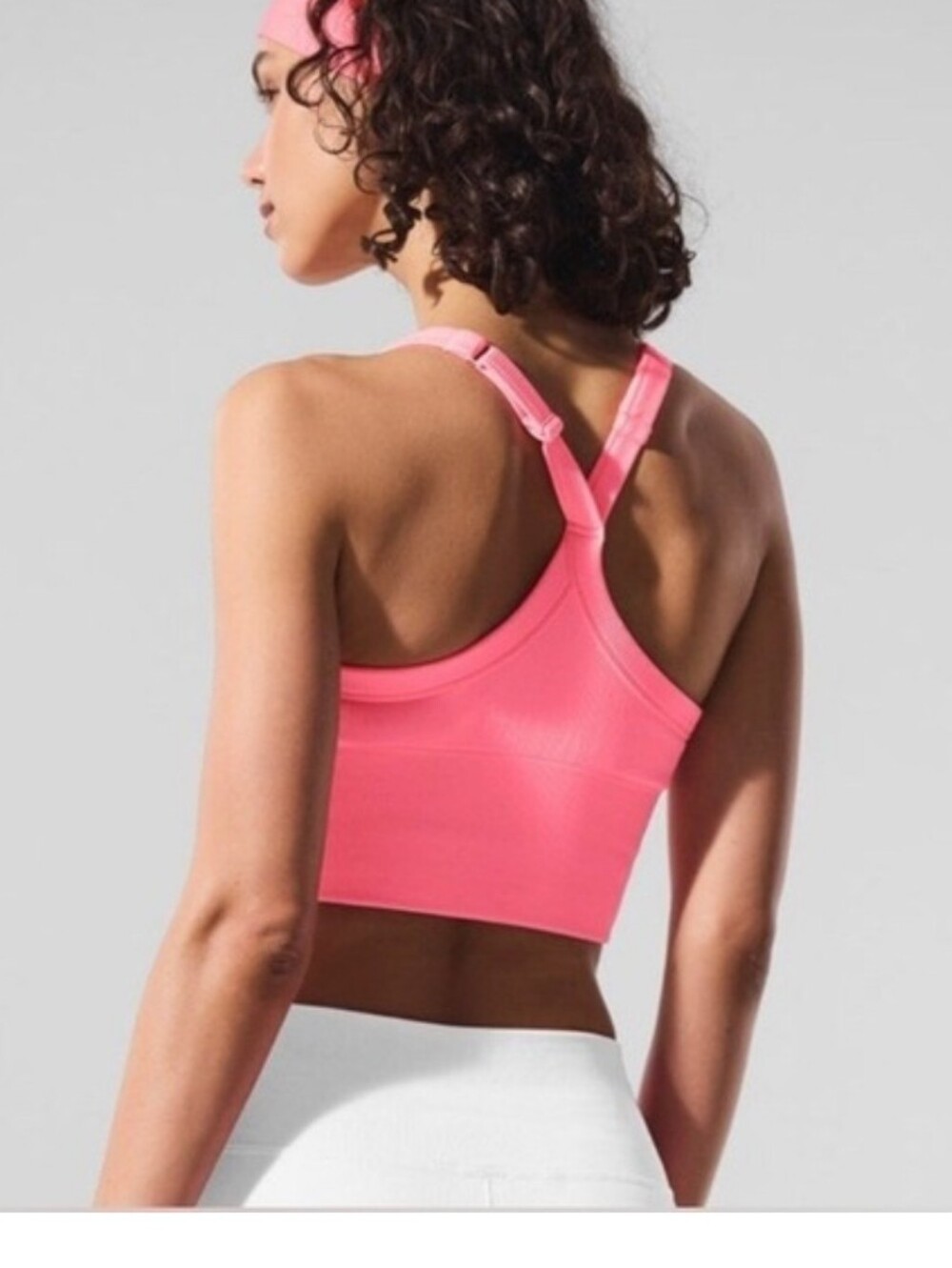 Alo Seamless Ribbed Favorite Tank Bra - Picture 6 of 6